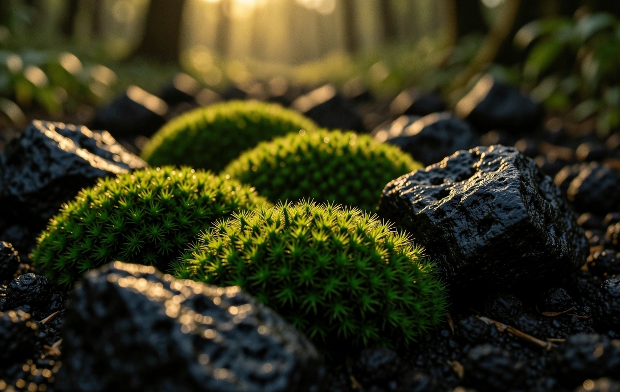 Indonesian forest floor