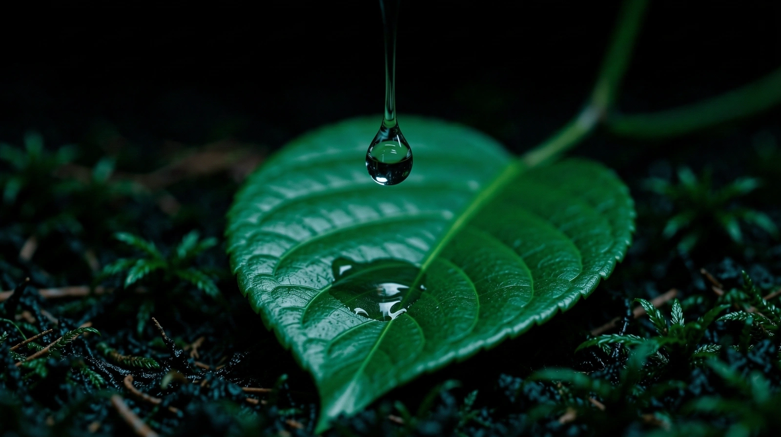 Indonesian forest floor